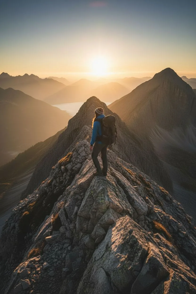 Example of the Adventure & Travel AI photoshoot pack