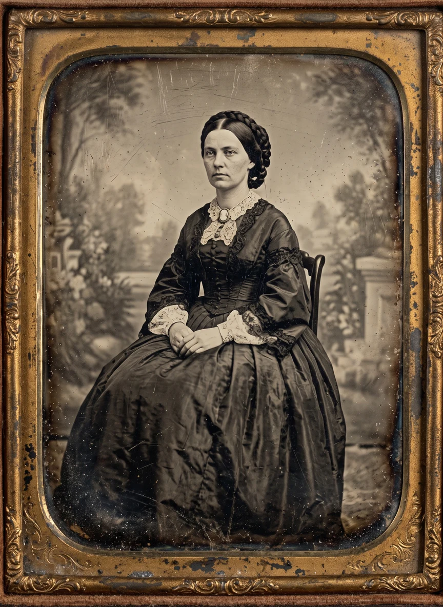 Example of the Vintage Ancestor AI photoshoot pack