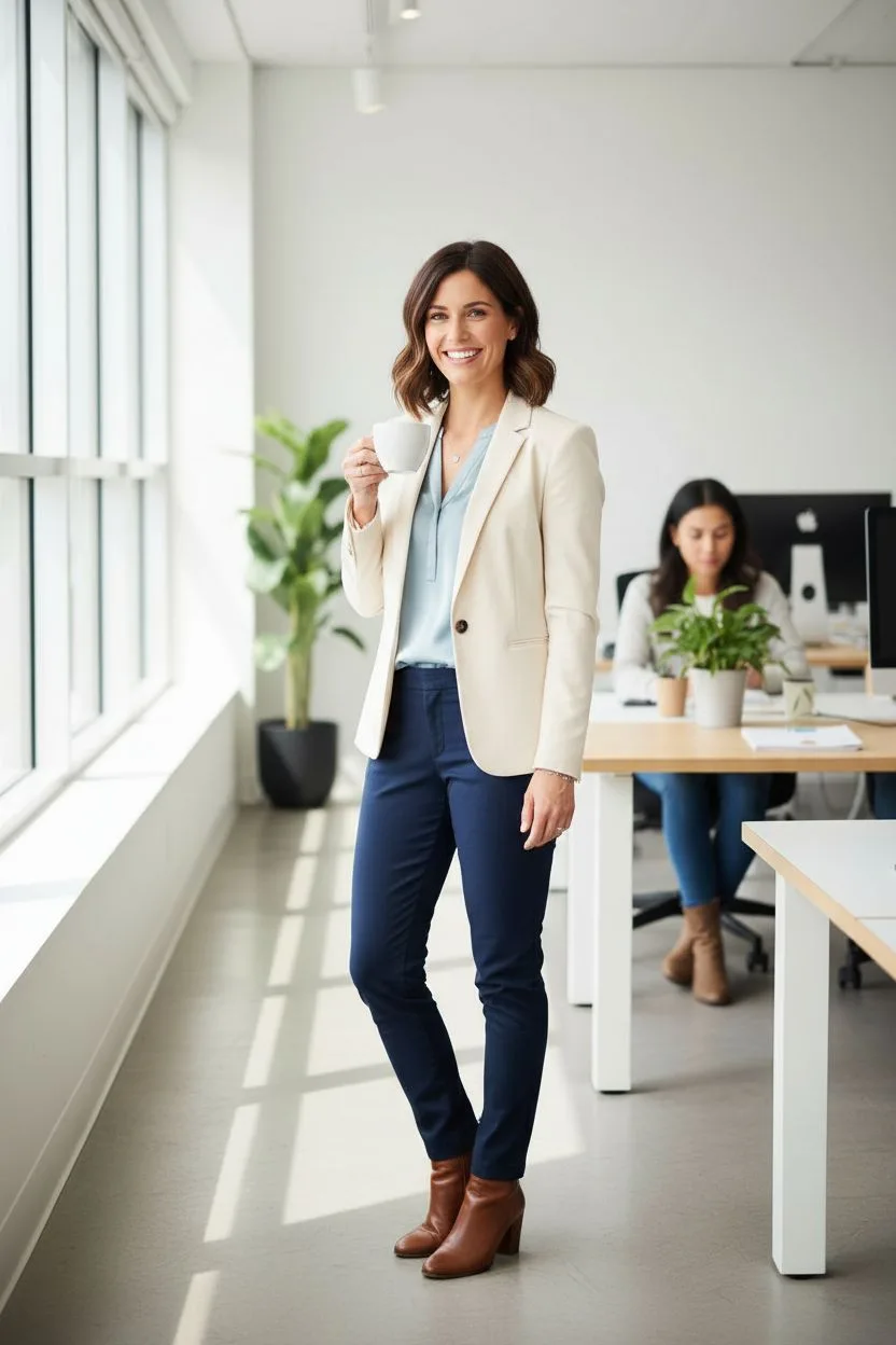 Example of the Business Casual AI photoshoot pack