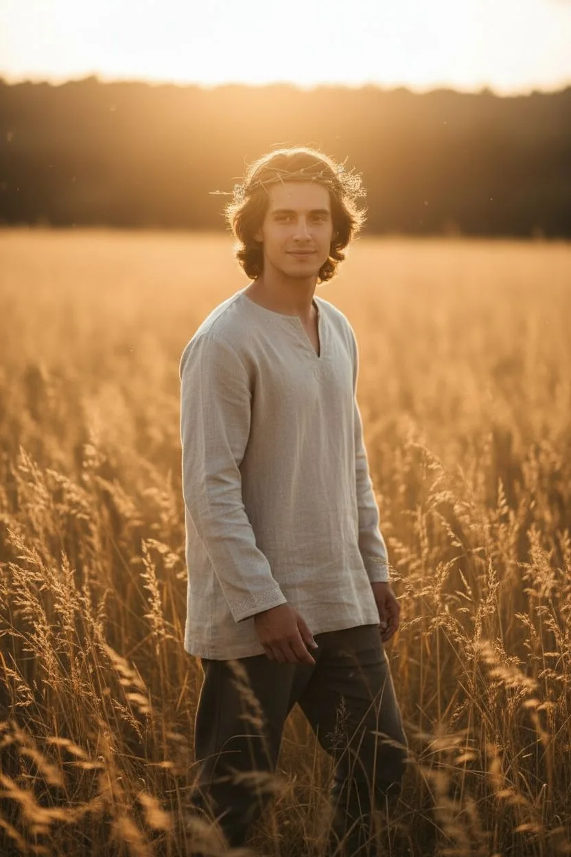 Example of the Golden Hour AI photoshoot pack