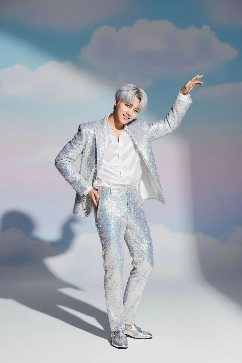 Example of the K-pop Idol AI photoshoot pack