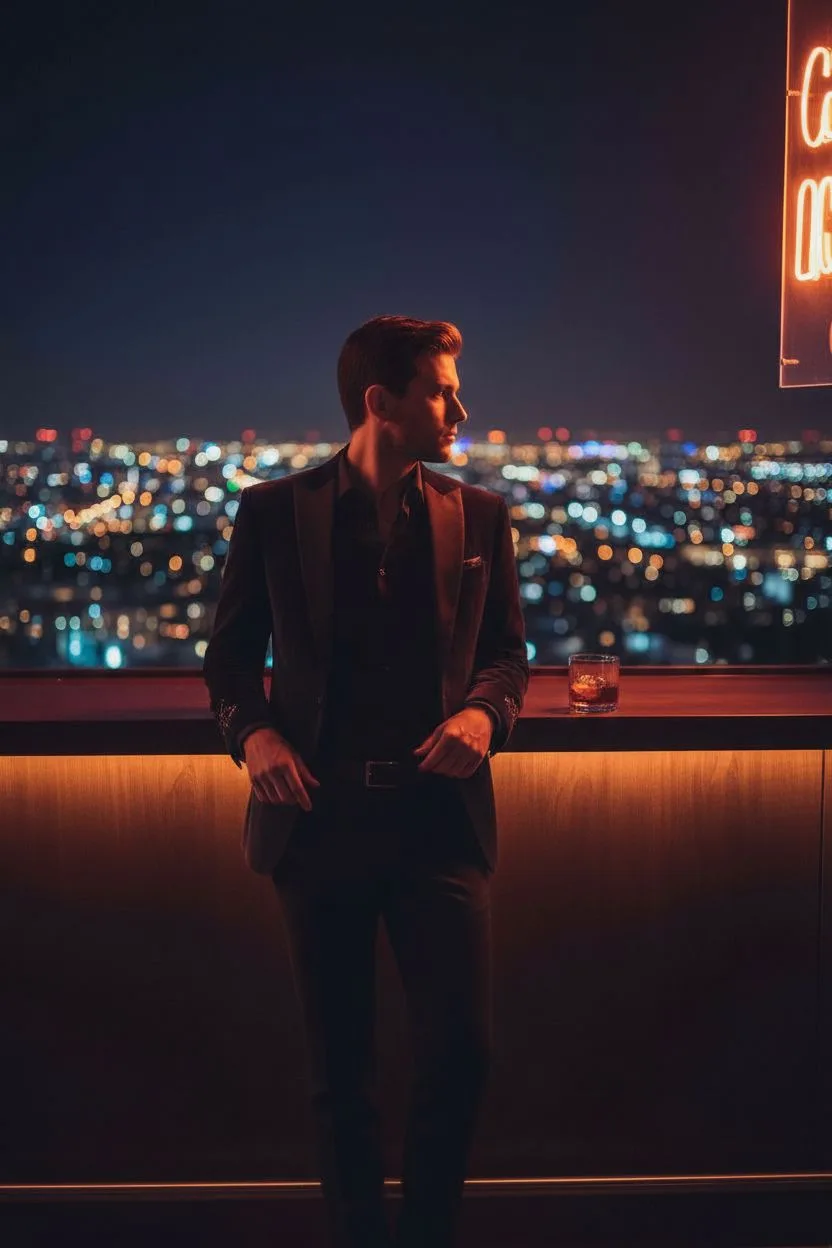 Example of the Nightlife AI photoshoot pack