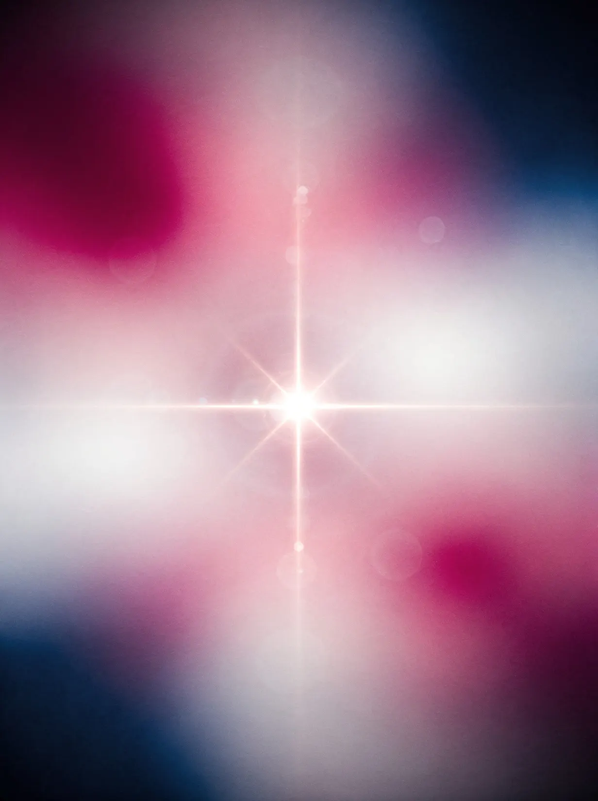 Abstract gradient with a central starburst lens flare