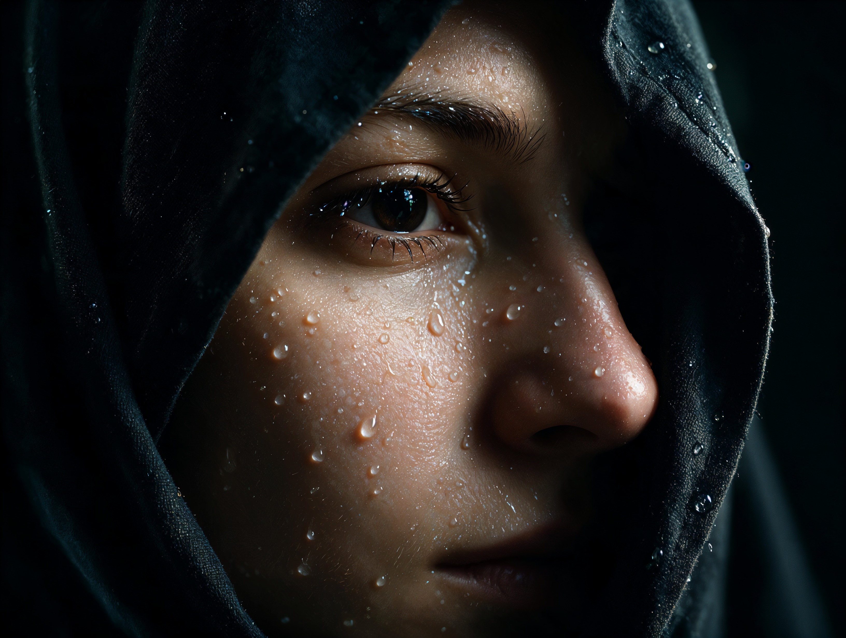 Example of a Clarity-style creative upscale with re-imagined detail