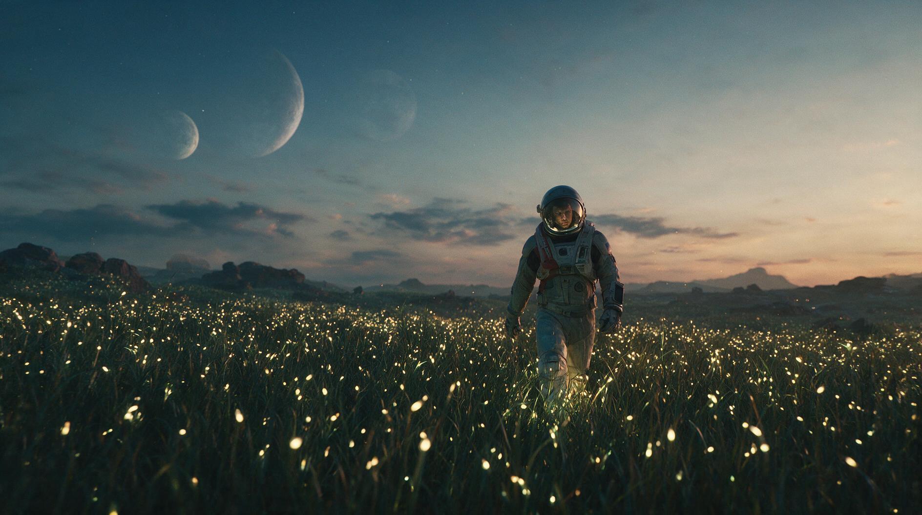 A Veo 3.1 frame — cinematic, graded color