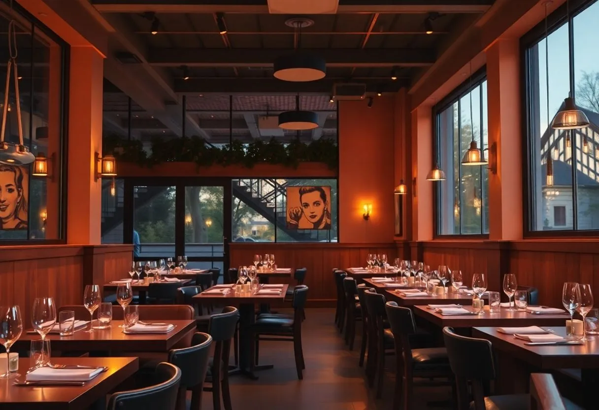 AI photo example for Restaurants