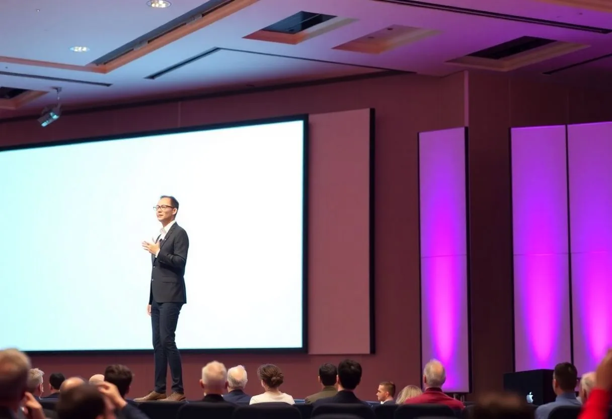 AI photo example for Speakers